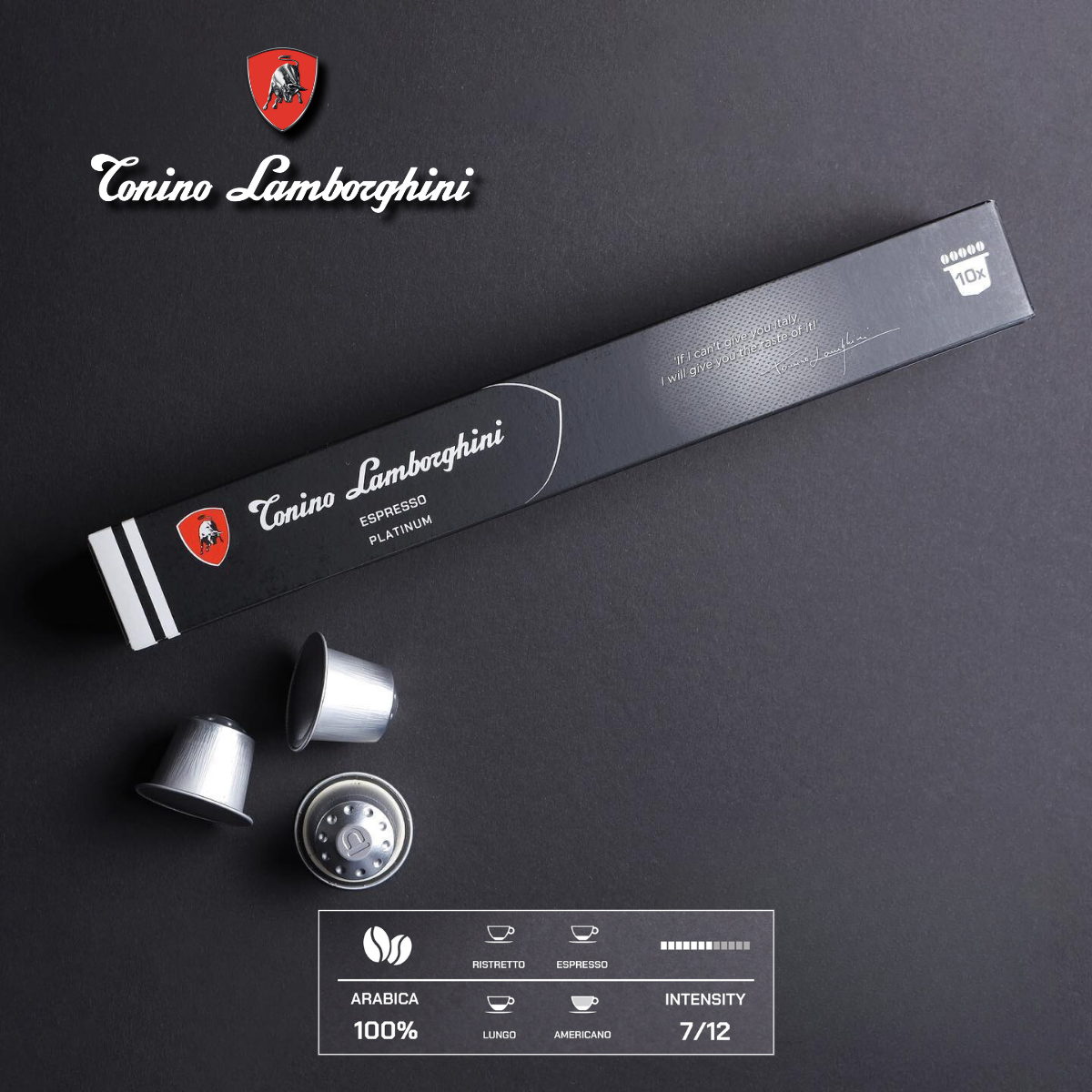 Lamborghini Coffee Pod-Platinum