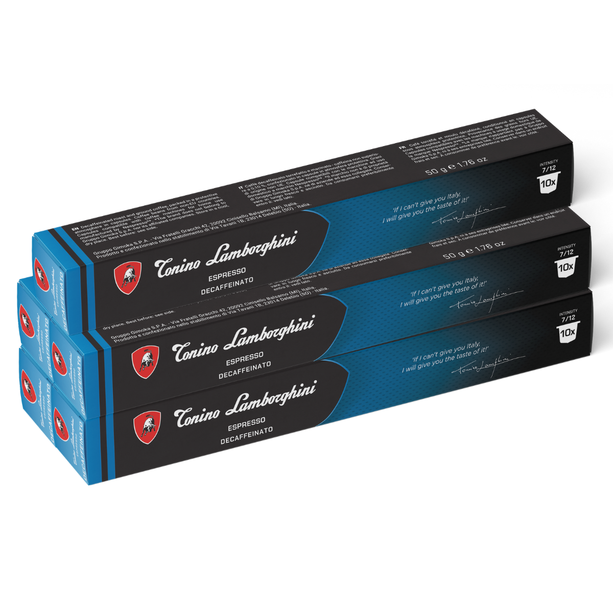 Tonino Lamborghini Nespresso Compatible Capsules - Decaf Blend 5 Packs