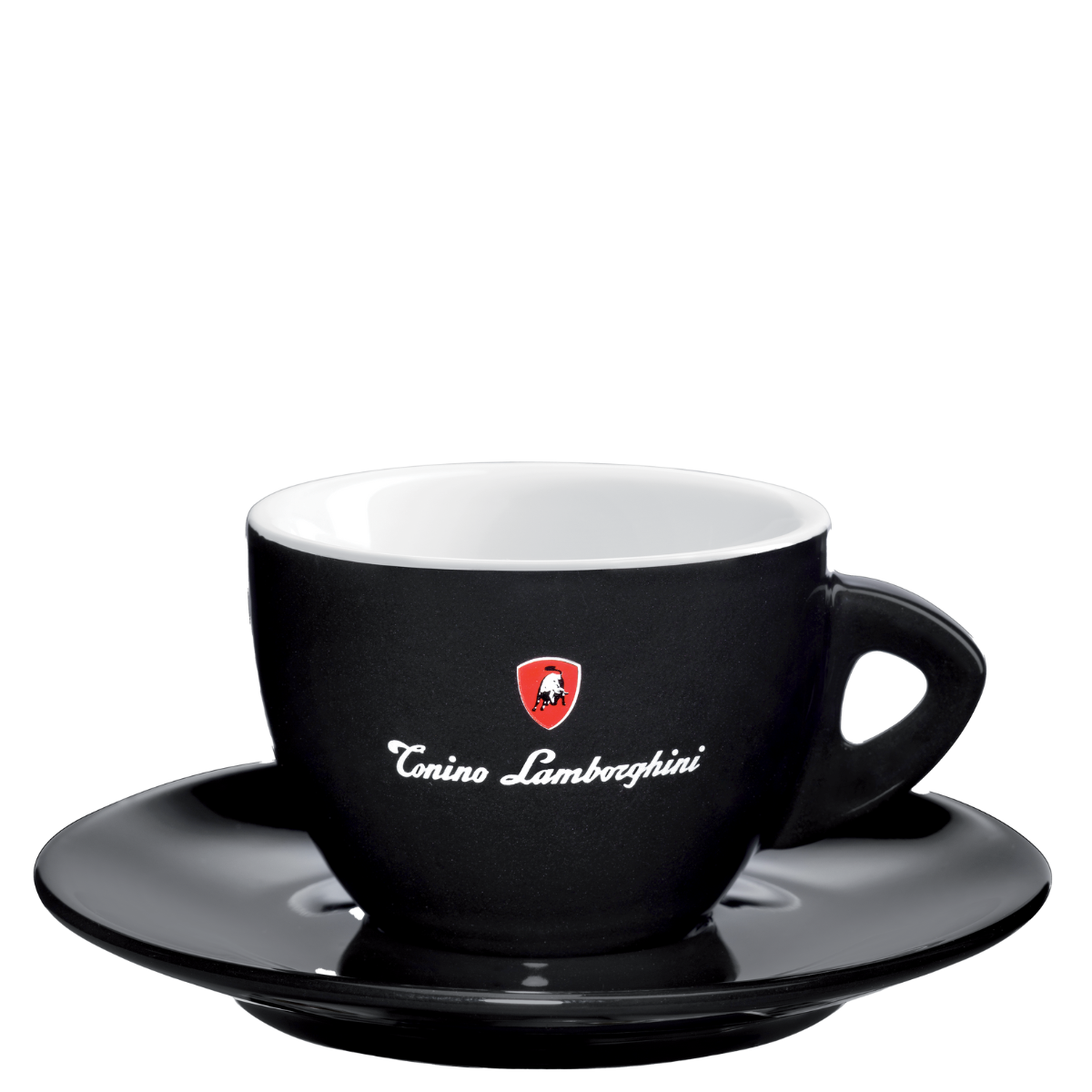 Tasses à café et soucoupe Lamborghini (Collection Noire)