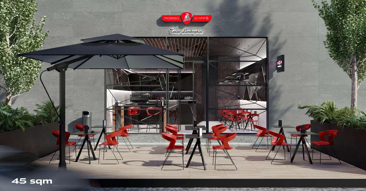 Lamborghini Cafe | Tonino Lamborghini Rosso Café