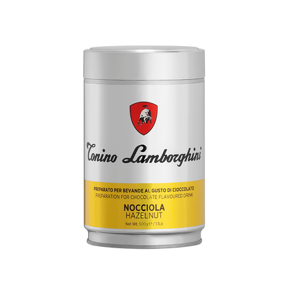 Tonino Lamborghini Hazelnut Hot Chocolate 500g - Nutty Italian Cocoa