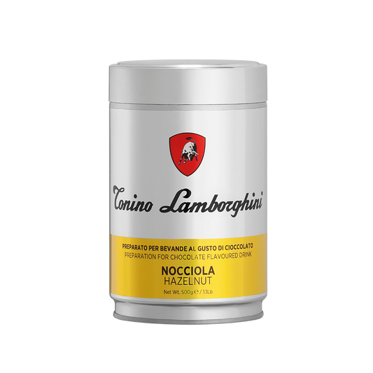 Tonino Lamborghini Hazelnut Hot Chocolate 500g - Nutty Italian Cocoa