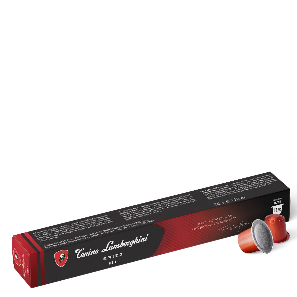 Tonino Lamborghini Coffee Pods-Red-Dark Roast