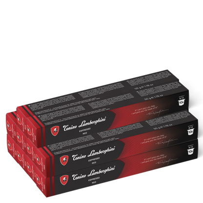 Tonino Lamborghini Coffee Pods-red-100 pods