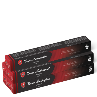 Tonino Lamborghini Coffee Pods-red-50 pods