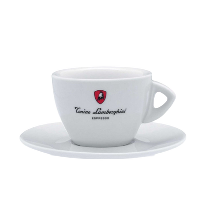 Lamborghini Coffee Cups- Cappuccino- White Collection 