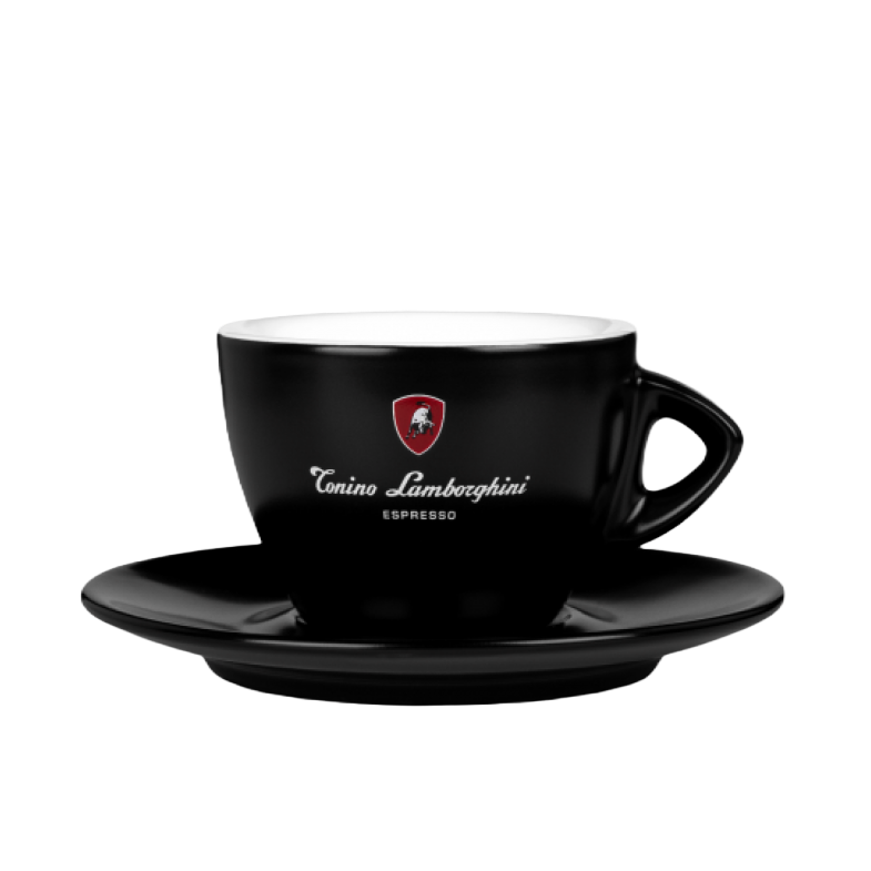 Lamborghini Coffee Cups- Cappuccino Cup- Black Collection